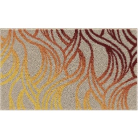 Leijma Grund bademåtte, 60x100 cm, mønstret orange