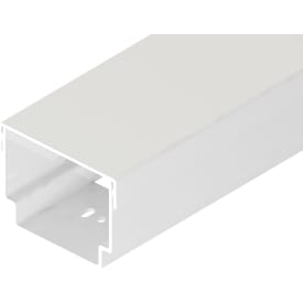 Qventi vægkanal aluminium 2 meter, hvid