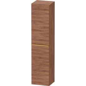 Duravit D-Neo højskab, 40x176 cm, højre, valnød/guld