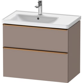 Duravit D-Neo tvättställsunderskåp, 78,4x45,2 cm, matt brun/brons
