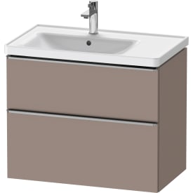 Duravit D-Neo servantskap, 78,4x45,2 cm, matt brun/stål