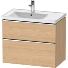 Duravit D-Neo servantskap, 78,4x45,2 cm, eik/krom