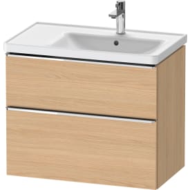 Duravit D-Neo servantskap, 78,4x45,2 cm, eik/krom