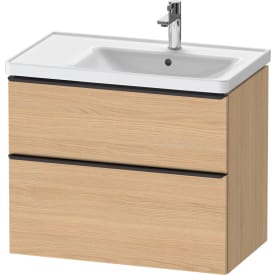 Duravit D-Neo servantskap, 78,4x45,2 cm, eik/sort