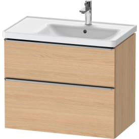 Duravit D-Neo servantskap, 78,4x45,2 cm, eik/stål