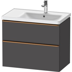 Duravit D-Neo underskab, 78,4x45,2 cm, mat grafitgrå/bronze