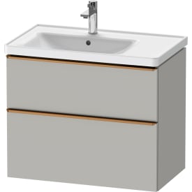 Duravit D-Neo servantskap, 78,4x45,2 cm, matt grĂ¥/bronse