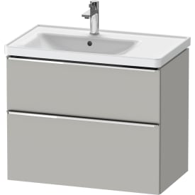 Duravit D-Neo servantskap, 78,4x45,2 cm, matt grĂ¥/krom