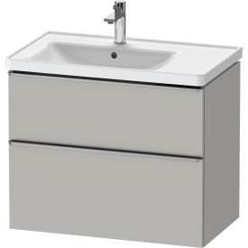 Duravit D-Neo servantskap, 78,4x45,2 cm, matt grå/stål