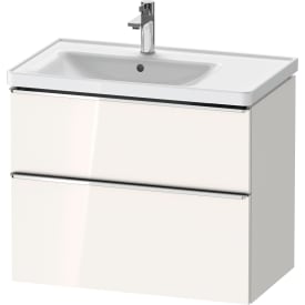 Duravit D-Neo servantskap, 78,4x45,2 cm, hvit høyglans/krom