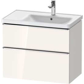 Duravit D-Neo servantskap, 78,4x45,2 cm, hvit høyglans/krom