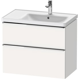Duravit D-Neo servantskap, 78,4x45,2 cm, matt hvit/krom