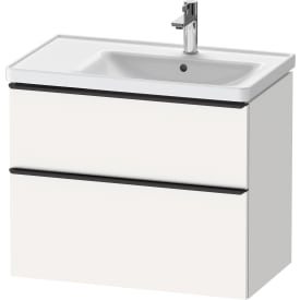 Duravit D-Neo servantskap, 78,4x45,2 cm, matt hvit/sort