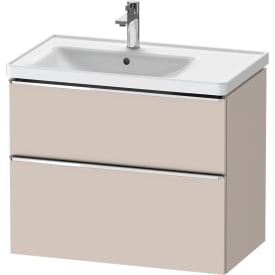 Duravit D-Neo servantskap, 78,4x45,2 cm, matt beige/krom