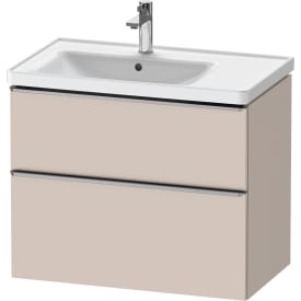 Duravit D-Neo underskab, 78,4x45,2 cm, mat beige/stål