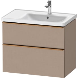 Duravit D-Neo servantskap, 78,4x45,2 cm, brun/bronse