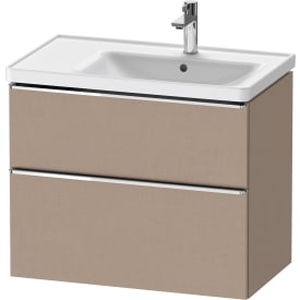 Duravit D-Neo servantskap, 78,4x45,2 cm, brun/krom
