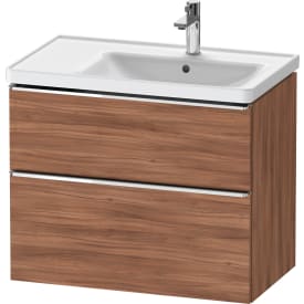 Duravit D-Neo underskab, 78,4x45,2 cm, valnød/krom