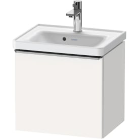 Duravit D-Neo servantskap, 48,4x37,2 cm, matt hvit/stål