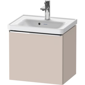 Duravit D-Neo servantskap, 48,4x37,2 cm, matt beige/krom