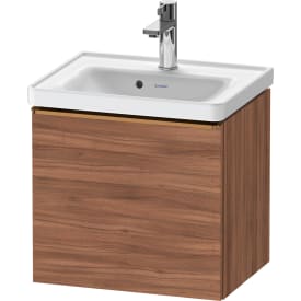 Duravit D-Neo tvättställsunderskåp, 48,4x37,2 cm, valnöt/brons