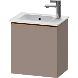 Duravit D-Neo servantskap, 41x27,4 cm, høyre, matt brun/bronse