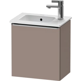 Duravit D-Neo servantskap, 41x27,4 cm, høyre, matt brun/stål