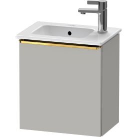 Duravit D-Neo servantskap, 41x27,4 cm, høyre, matt grå/gull