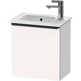 Duravit D-Neo servantskap, 41x27,4 cm, høyre, matt hvit/sort