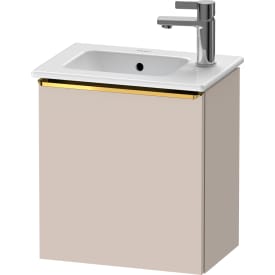 Duravit D-Neo underskab, 41x27,4 cm, højre, mat beige/guld