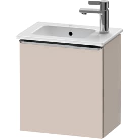 Duravit D-Neo tvättställsunderskåp, 41x27,4 cm, höger, mat beige/stål