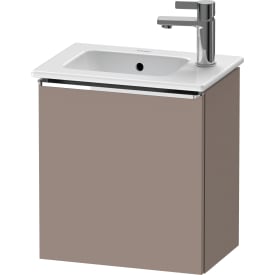 Duravit D-Neo underskab, 41x27,4 cm, venstre, mat brun/krom