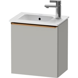 Duravit D-Neo servantskap, 41x27,4 cm, venstre, matt grå/bronse
