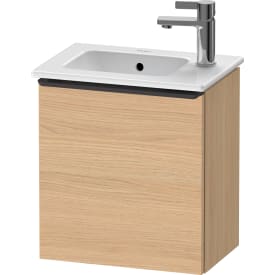Duravit D-Neo servantskap, 41x27,4 cm, venstre, eik/sort