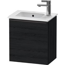 Duravit D-Neo servantskap, 41x27,4 cm, venstre, sort eik/sort