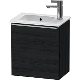 Duravit D-Neo underskab, 41x27,4 cm, venstre, sort eg/stål