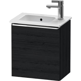 Duravit D-Neo underskab, 41x27,4 cm, venstre, sort eg/krom