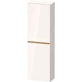 Duravit D-Neo högskåp, 40x132 cm, vänster, vit högglans/brons