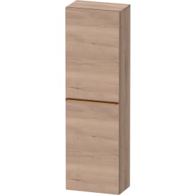 Duravit D-Neo høyskap, 40x132 cm, venstre, marmorert eik/bronse