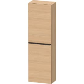 Duravit D-Neo høyskap, 40x132 cm, venstre, eik/sort