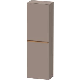Duravit D-Neo højskab, 40x132 cm, venstre, mat brun/bronze