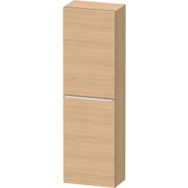 Duravit D-Neo højskab, 40x132 cm, venstre, eg/krom