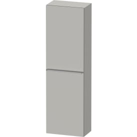 Duravit D-Neo høyskap, 40x132 cm, venstre, matt grå/stål