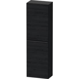 Duravit D-Neo högskåp, 40x132 cm, vänster, svart ek/svart