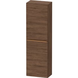 Duravit D-Neo højskab, 40x132 cm, venstre, mørk valnød/bronze