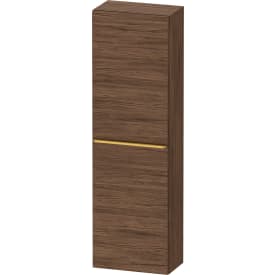 Duravit D-Neo højskab, 40x132 cm, højre, mørk valnød/guld
