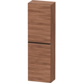 Duravit D-Neo høyskap, 40x132 cm, høyre, valnøtt/sort