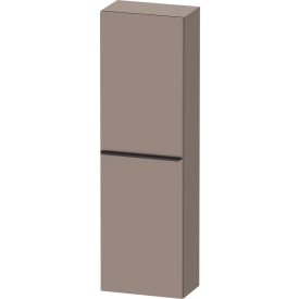 Duravit D-Neo højskab, 40x132 cm, højre, mat brun/sort