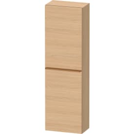 Duravit D-Neo høyskap, 40x132 cm, høyre, eik/bronse