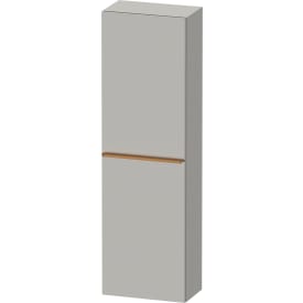 Duravit D-Neo højskab, 40x132 cm, højre, mat grå/bronze